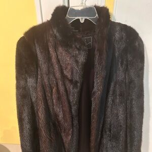 Elegant Brown mink jacket